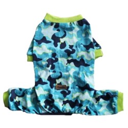 Paw Star Mavi Kamuflaj Tulum S-M-L-L-Xl-2Xl