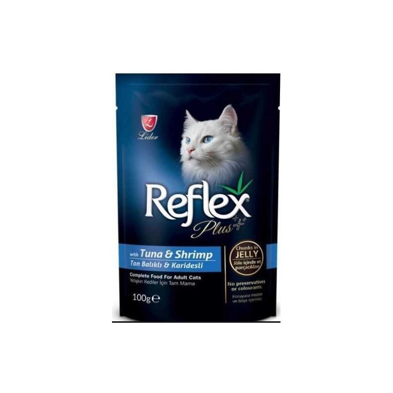 Reflex Plus Pouch Ton & Karides Jelly 100 Gr