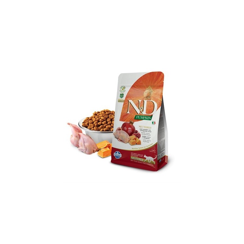N&D Pumpkın Bıldırcın & Nar Neutered 1,5Kg