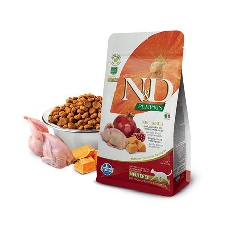 N&D Pumpkın Bıldırcın & Nar Neutered 1,5Kg