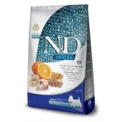 N&D Ocean M.Balığı, K.Buğday,Yulaf&Portakal Adult Mını 2,5 Kg