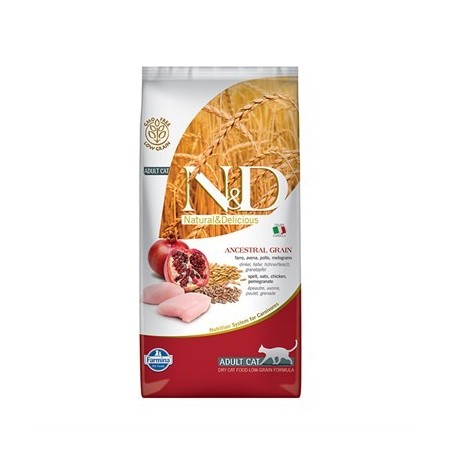 N&D Ancestral Graın Tavuk, K.Buğday,Yulaf&Nar Adult 5 Kg