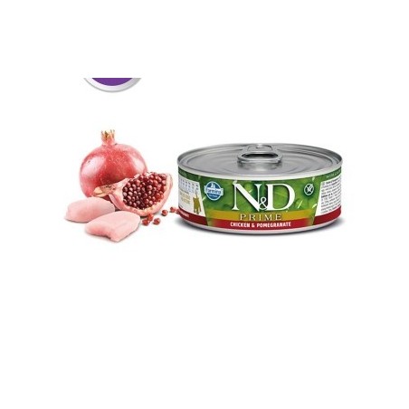 N&D Prıme Chıcken & Pomegranate Kitten - Tavuk & Nar Kedi Konserve 80 Gr