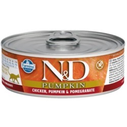 N&D Pumpkın Chıcken & Pomegranate -Balkabağı & Tavuk & Nar Kedi Konserve 80 Gr