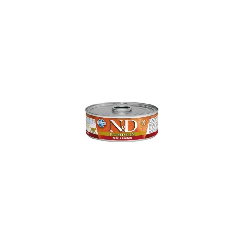 N&D Pumpkın Quaıl  - Balkabağı & Bıldırcın Kedi Konserve 80 Gr
