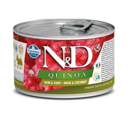N&D Quınoa Skın & Coat Duck - Ördek & Hindistan Cevizi  Köpek Konserve 140 Gr