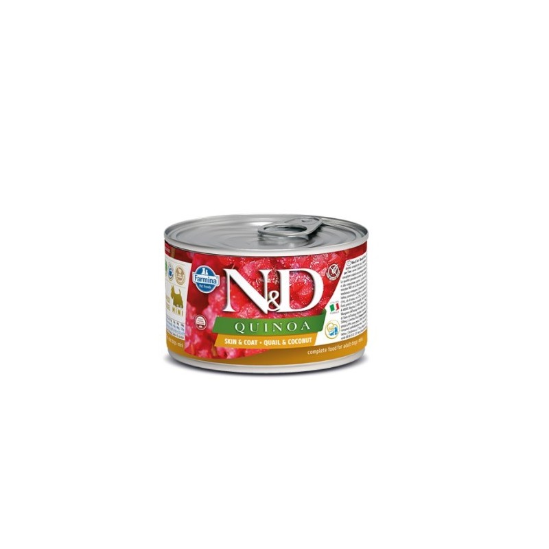 N&D Quınoa Skın & Coat Quaıl - Bıldırcın & Hindistan Cevizi  Köpek Konserve 140 Gr