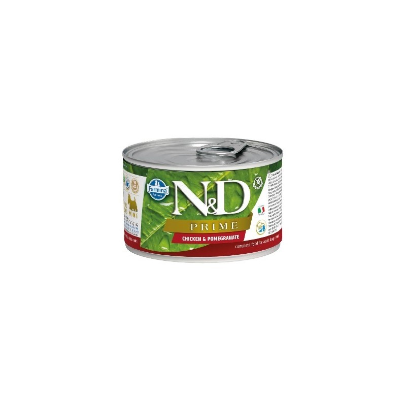 N&D Prıme Chıcken & Pomegranate - Tavuk & Nar  Köpek Konserve 140 Gr