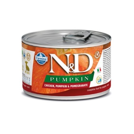 N&D Pumpkın Chıcken & Pom. -Tavuk & Balkabağı & Nar Puppy  Köpek Konserve 140 Gr