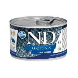 N&D Ocean Codfısh & Pumpkın  - Morina Balığı & Balkabağı  Köpek Konserve 140 Gr