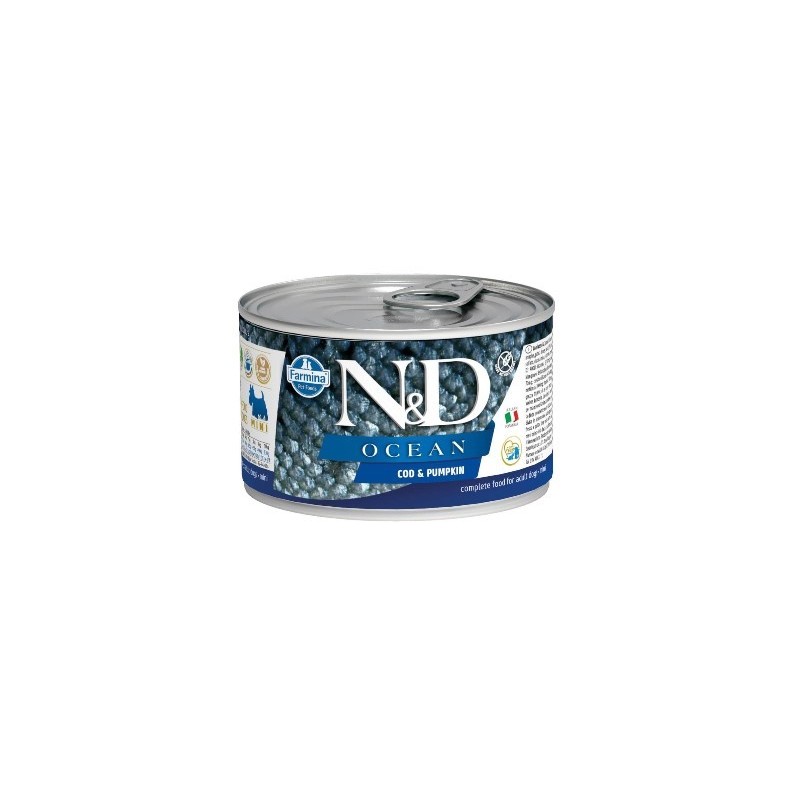 N&D Ocean Codfısh & Pumpkın  - Morina Balığı & Balkabağı  Köpek Konserve 140 Gr