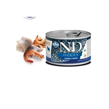 N&D Ocean Herrıng & Shrımps - Ringa Balığı & Karides  Köpek Konserve 140 Gr