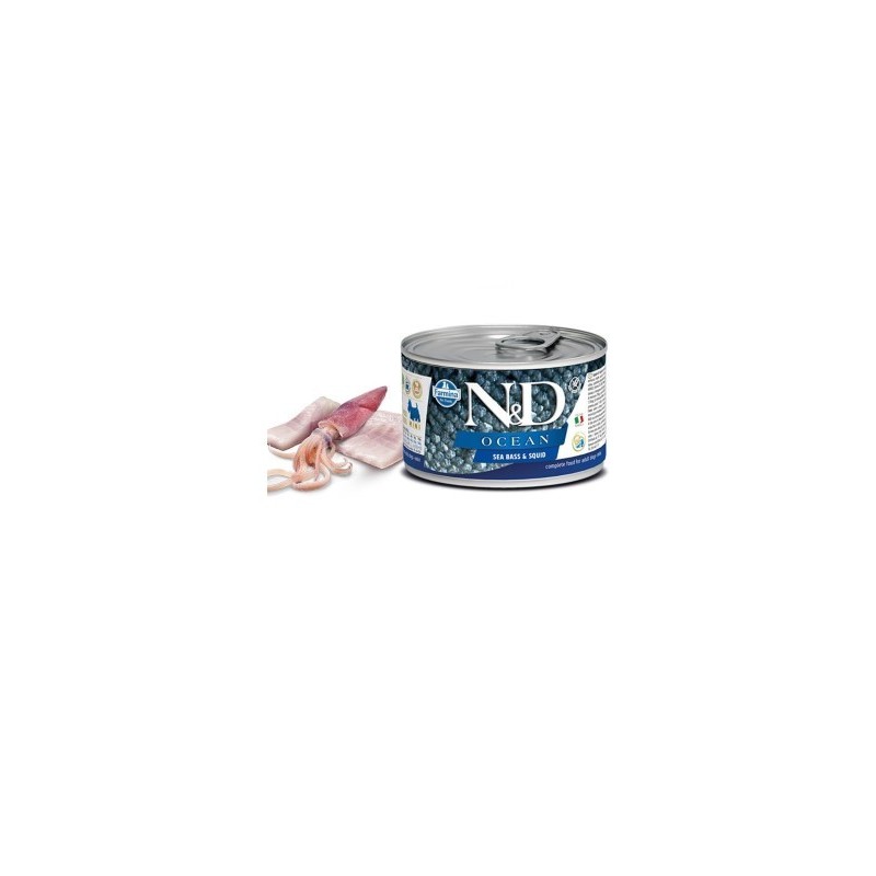 N&D Ocean Cod & Squıd - Morina Balığı & Mürekkep Balığı  Köpek Konserve 140 Gr