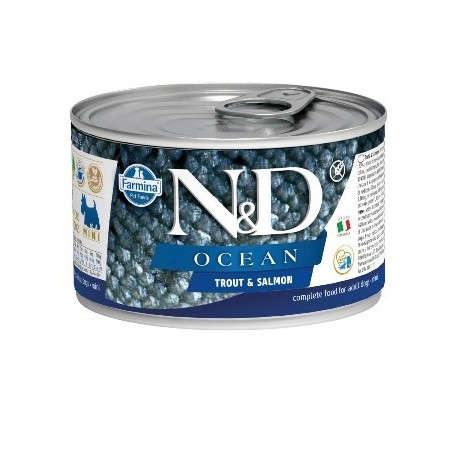 N&D Ocean Trout & Salmon - Alabalık & Somon  Köpek Konserve 140 Gr