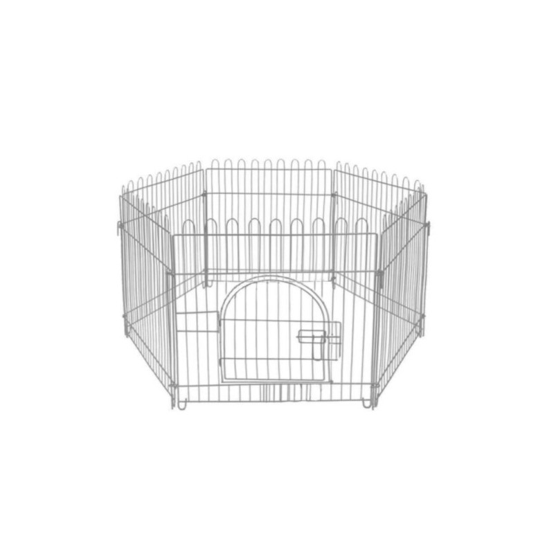 Zampa Metal Kedi ve Köpek Çiti 70X75 Gri