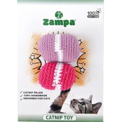 Zampa 2 Li Zilli Örgü Top Kedi Oyuncağı