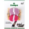 Zampa 2 Li Zilli Örgü Top Kedi Oyuncağı