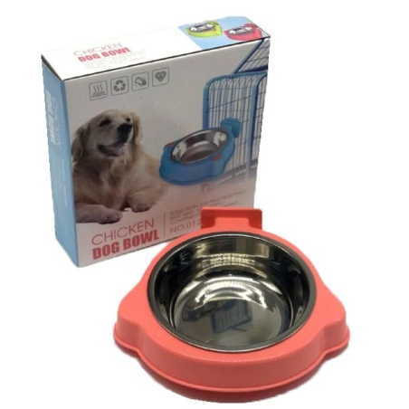 Chıcken Dog Bowl Takma Aparatlı Mama Kabı