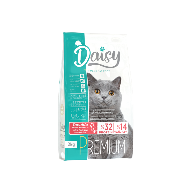 Daisy Premium Tavuk Etli  Yetişkin  Kedi Maması 2 Kg
