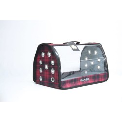 Leon Flybag  Şeffaf  Çanta Ekose