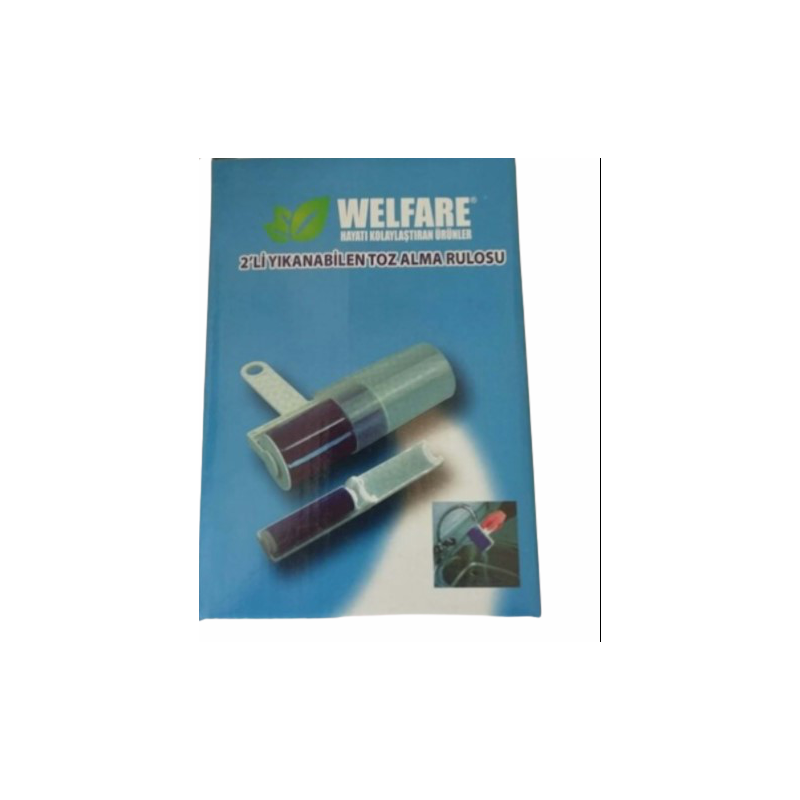 Welfare 2Li Yıkanabilen Tüy Toplama Rulosu