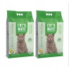 Cats White 10 Kg / 11.8 L Aloevera Kokulu  Kalın Taneli  Bentonit Kedi Kumu