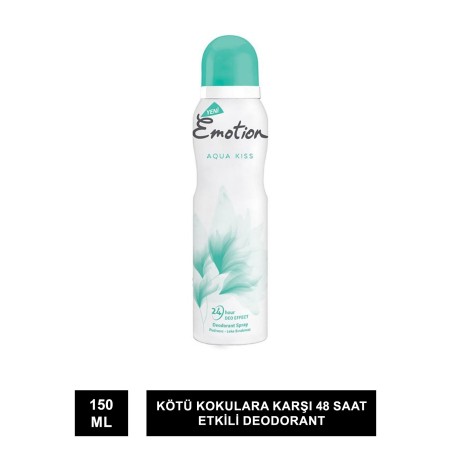 Emotion Aqua Kiss Kadın Deodorant 150 ml (S.K.T 10-2026)