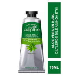 Cire Aseptine %20 Shea Butter El Kremi Aloe Vera 75 ml