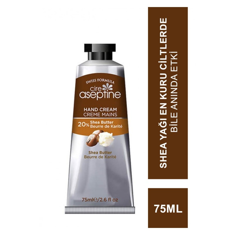 Cire Aseptine %20 Shea Butter Shea Butter El Kremi 75 ml
