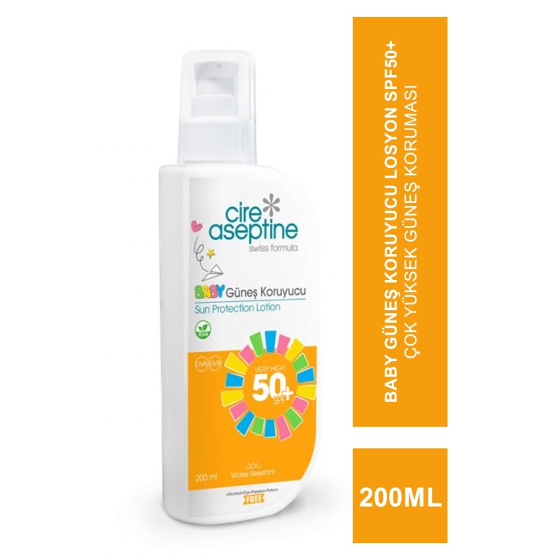 Cire Aseptine Baby Güneş Koruyucu Losyon Spf50+ 200 ml