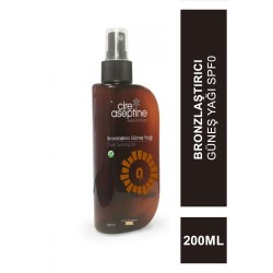 Cire Aseptine Bronzlaştırıcı Güneş Yağı Spf0 200 ml