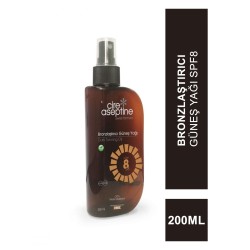 Cire Aseptine Bronzlaştırıcı Güneş Yağı Spf8 200 ml