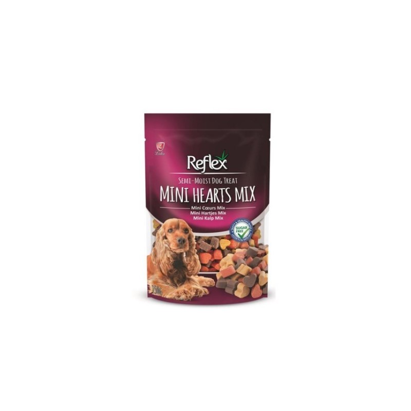 Reflex Semi-Moist Köpek Ödülü Mini Kalp Mix 150 Gr