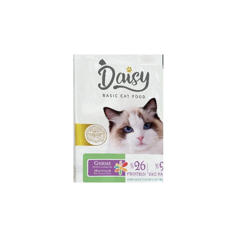 Daisy Basic Gurme Multicolor Tavuk Etli  Kedi Açık Mama 1Kg