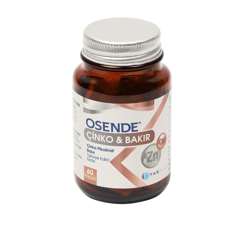 Osende Çinko & Bakır 60 Kapsül