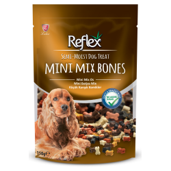 Reflex Semi-Moist Köpek Ödülü Mini Mix Bones 150 Gr