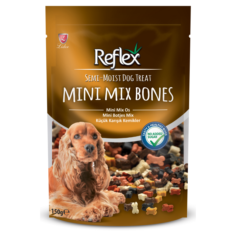 Reflex Semi-Moist Köpek Ödülü Mini Mix Bones 150 Gr