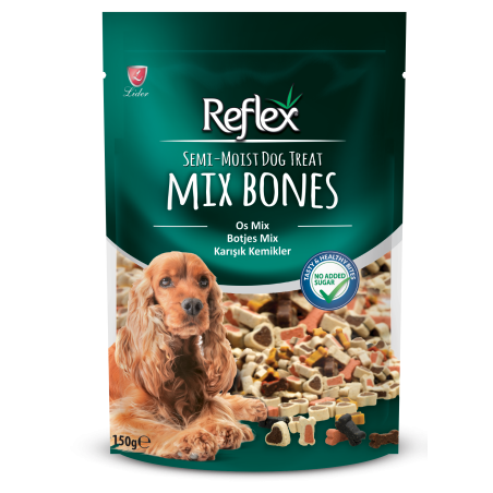 Reflex Semi-Moist Köpek Ödülü Mix Bones 150 Gr