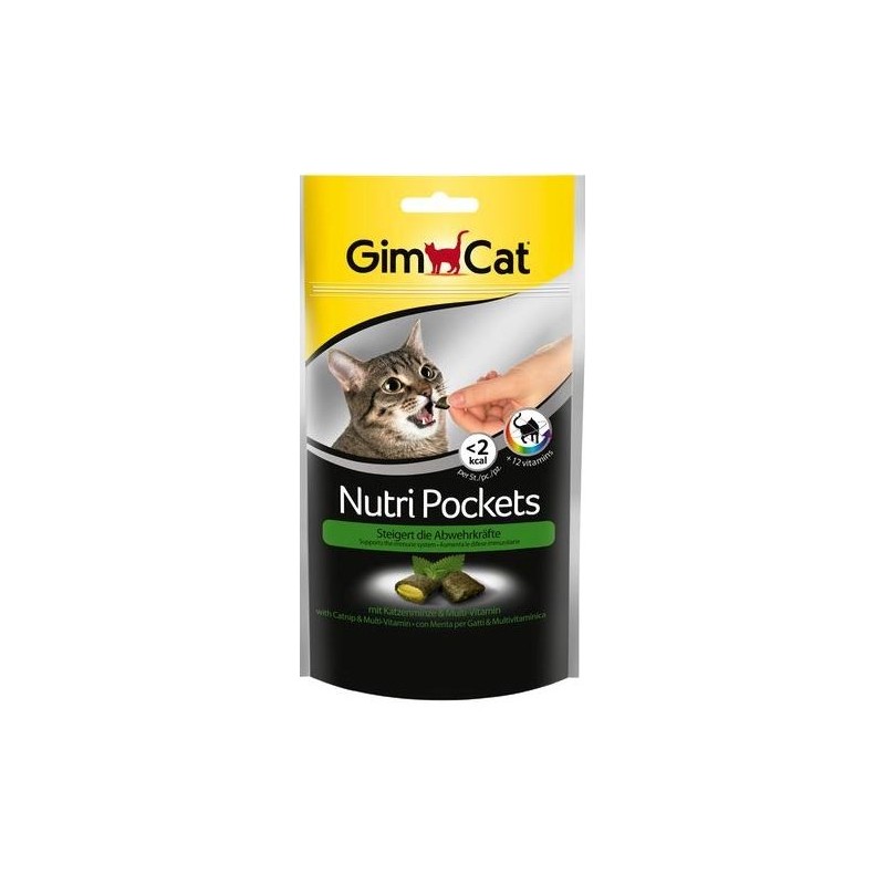Gımcat Nutrıpockets Kedi Ödülü Kedi Otu MVIT 60 gr