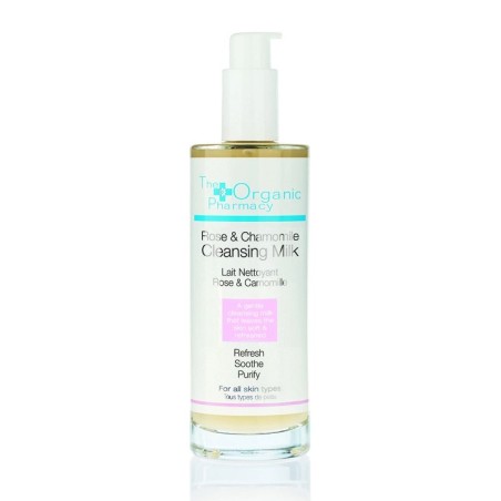 Outlet - The Organic Pharmacy Rose & Chamomile Cleansing Milk 100ml