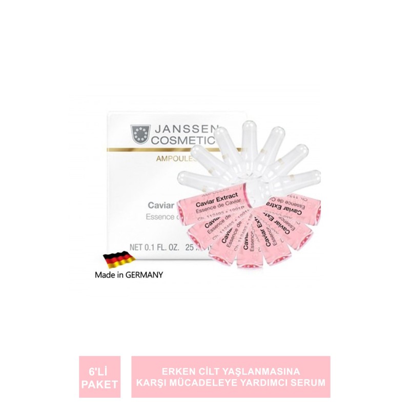 Janssen Caviar Extract Canlandırıcı Havyar Ampul 6'li Paket