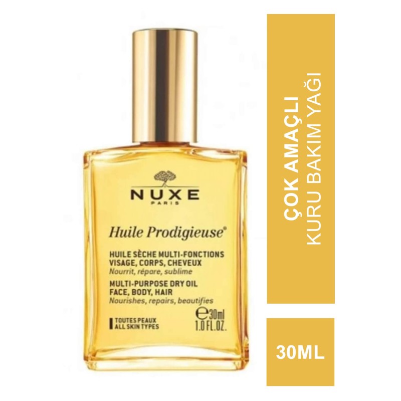 Nuxe Huile Prodigieuse Çok Amaçlı Kuru Bakım Yağı 30ml