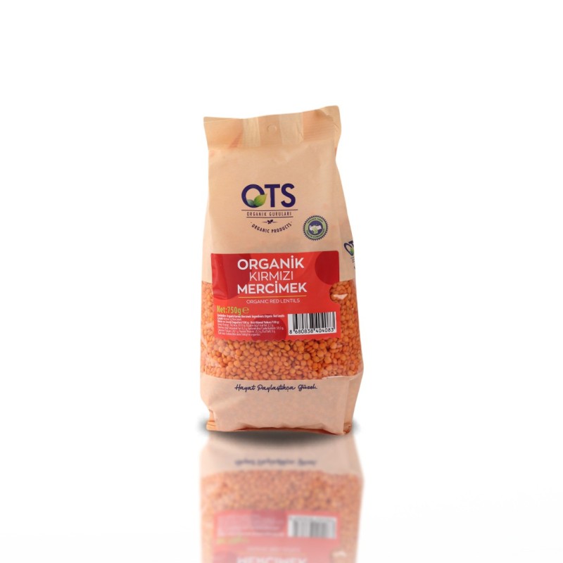 Ots Organik Kırmızı Mercimek 750 Gr