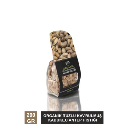 Ots Organik Tuzlu Kavrulmuş Kabuklu Antep Fıstığı 200 Gr