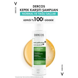 Vichy Dercos Anti-Pell Kepek Şampuanı Normal ve Yağlı Saçlar 200 ml