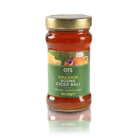 Ots Organik Süzme Çiçek Balı 420 Gr
