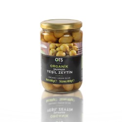 Ots Organik Salamura Domat Yeşil Zeytin 600 Gr