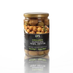 Ots Organik Salamura Kırma Yeşil Zeytin 650 Gr