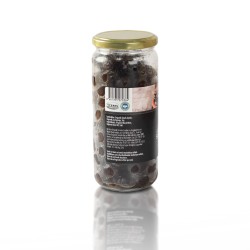 Ots Organik Siyah Zeytin, Gemlik Tipi Doğal Yağlı Salamura 310 Gr