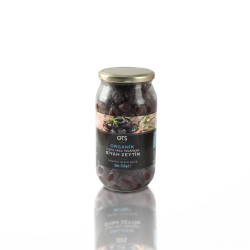 Ots Organik Siyah Zeytin, Gemlik Tipi Doğal Yağlı Salamura 700 Gr